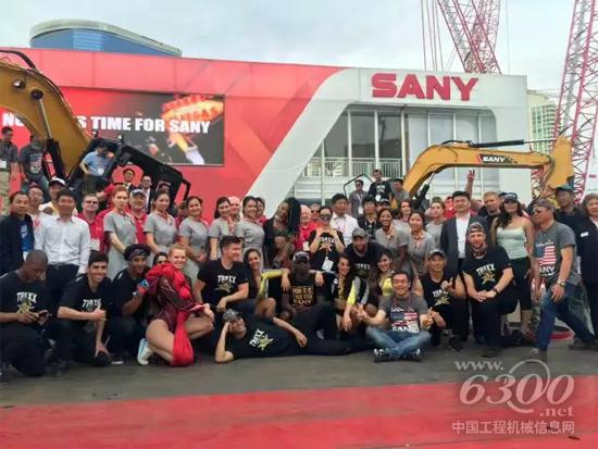 美国拉斯维加斯工程机械展:大受欢迎的“SanyBoys & Grils”