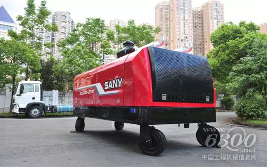 全球首台三一超高压消防泵!